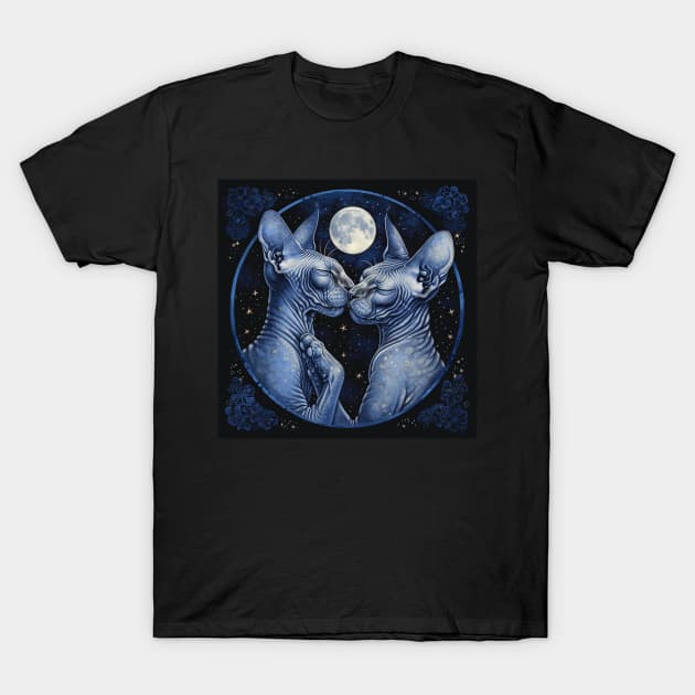 Sphynx Lovers T-Shirt by Enchanted Reverie